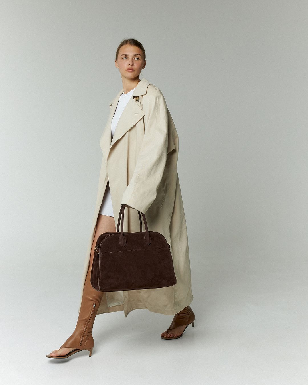Musthave Suede Bag - Coffee