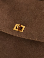 Célia Suede Bag - Brown
