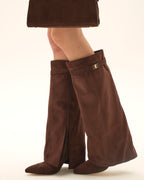 Lavista Suede knee high boots - Brown