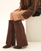 Lavista Suede knee high boots - Brown