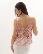Venecia Embellished Top - Pink