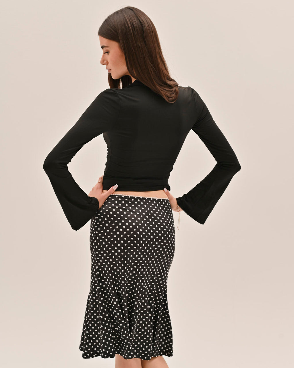 Zeïa Midi Skirt - Polka dots