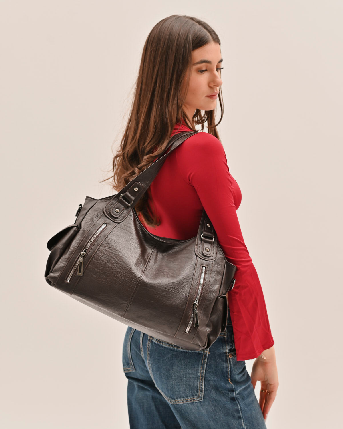 It girl city bag - Brown