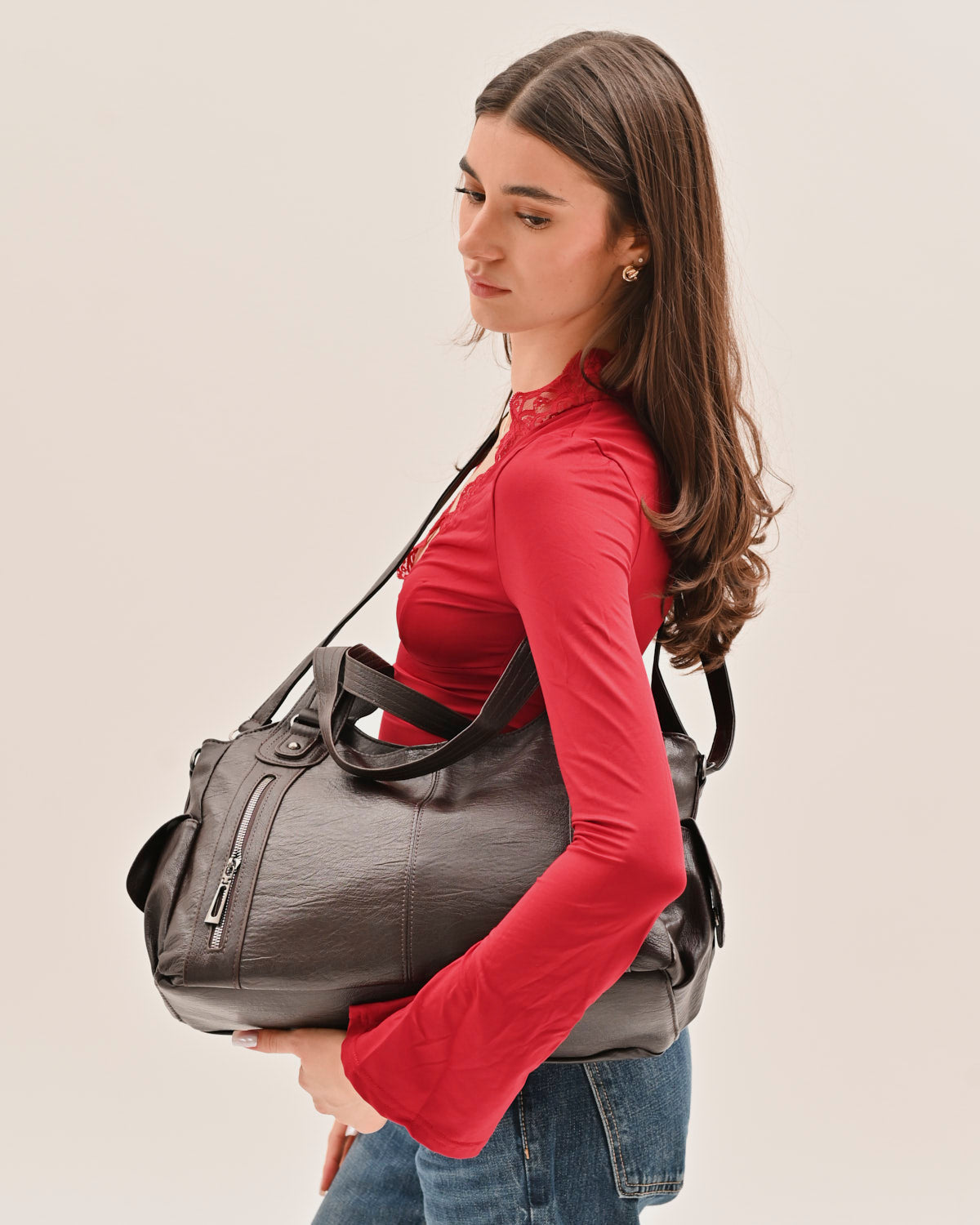 It girl city bag - Brown