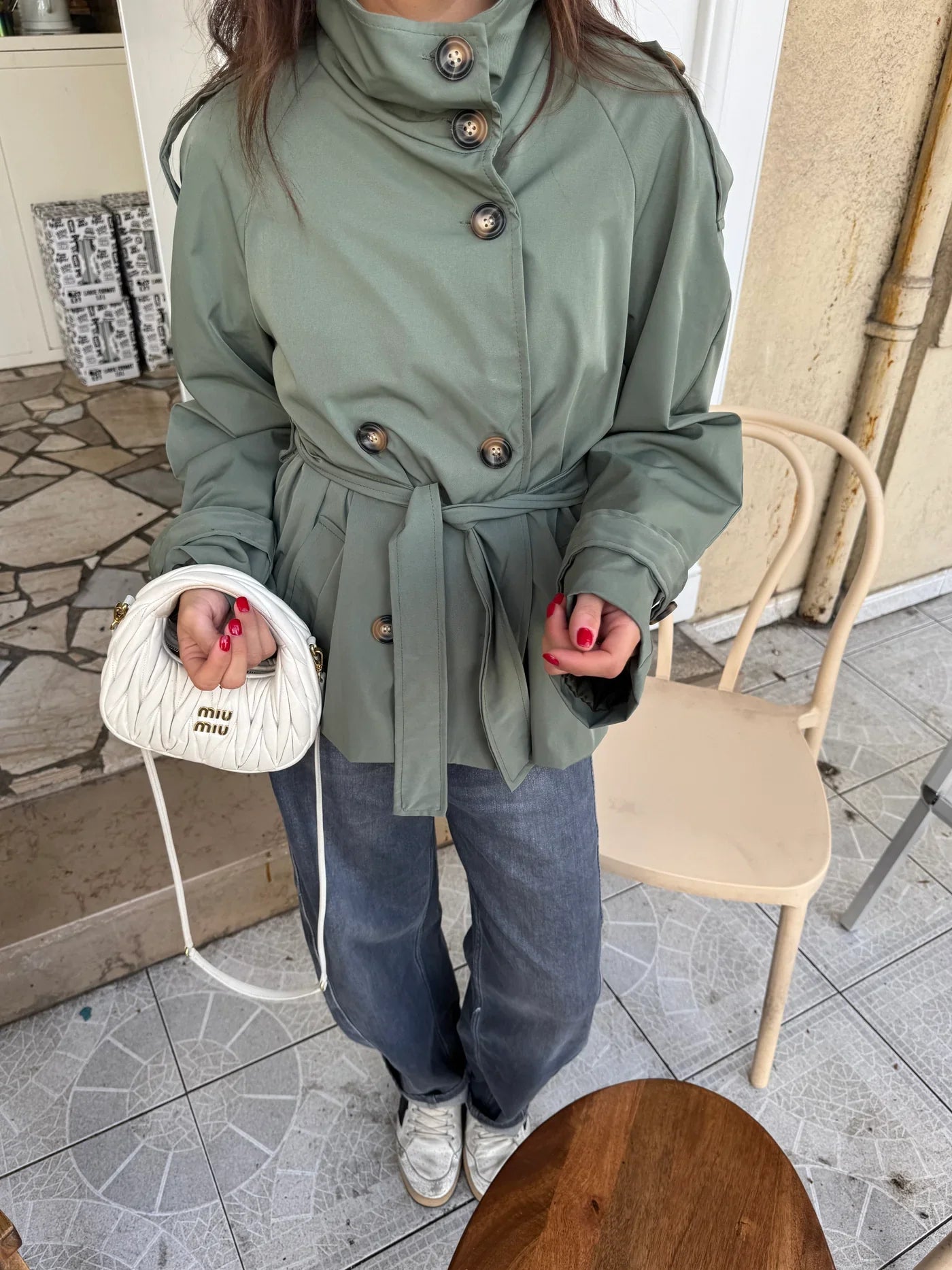 Alden Trench Coat - Khaki